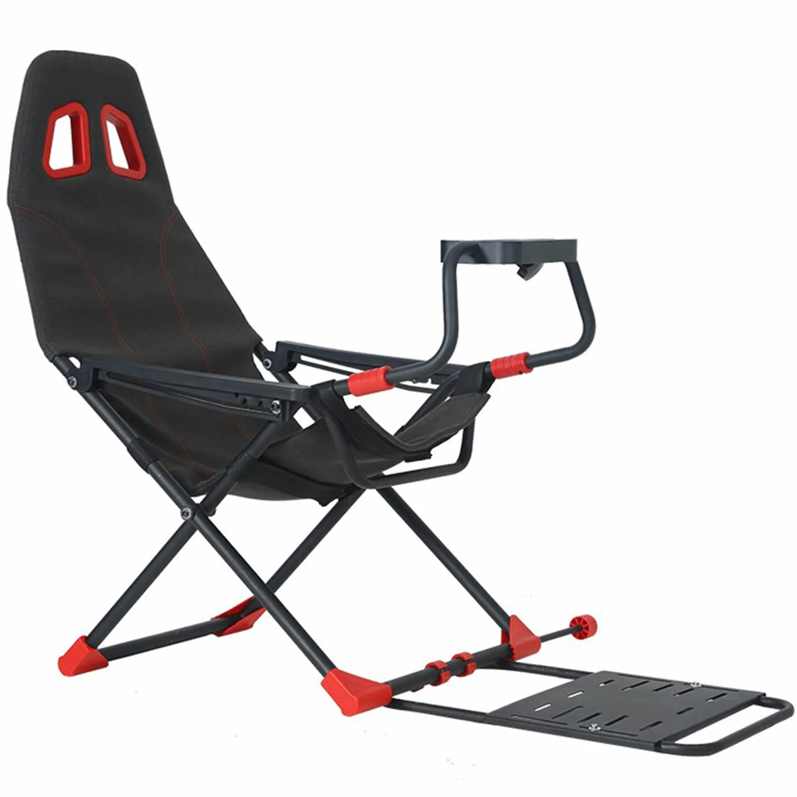 Simulatore di Volante da Corsa con Supporto per Volante Regolabile e Sedile ergonomico per Xbox One, PC - Design Pieghevole