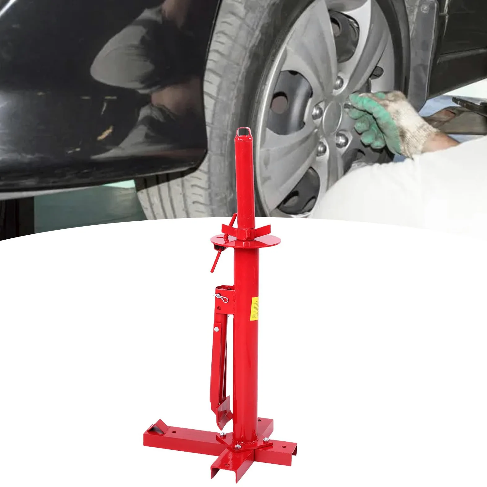 Strumento Stallonatore Manuale Portatile, Smontagomme Manuale con Metallo Ad Alta Resistenza, Ideale per Auto, Camion e Motocicli 8-16 Pollici