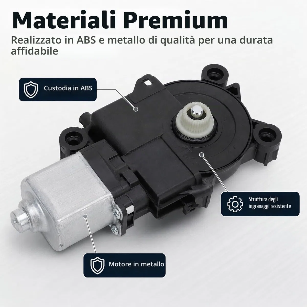 Motore per Alzacristallo Elettrico, 82450 2P010 Motore per Finestrino per Portiera Auto, Motore di Sollevamento per Finestrino Anteriore Universale Lato Guida Ad Alte Prestazioni