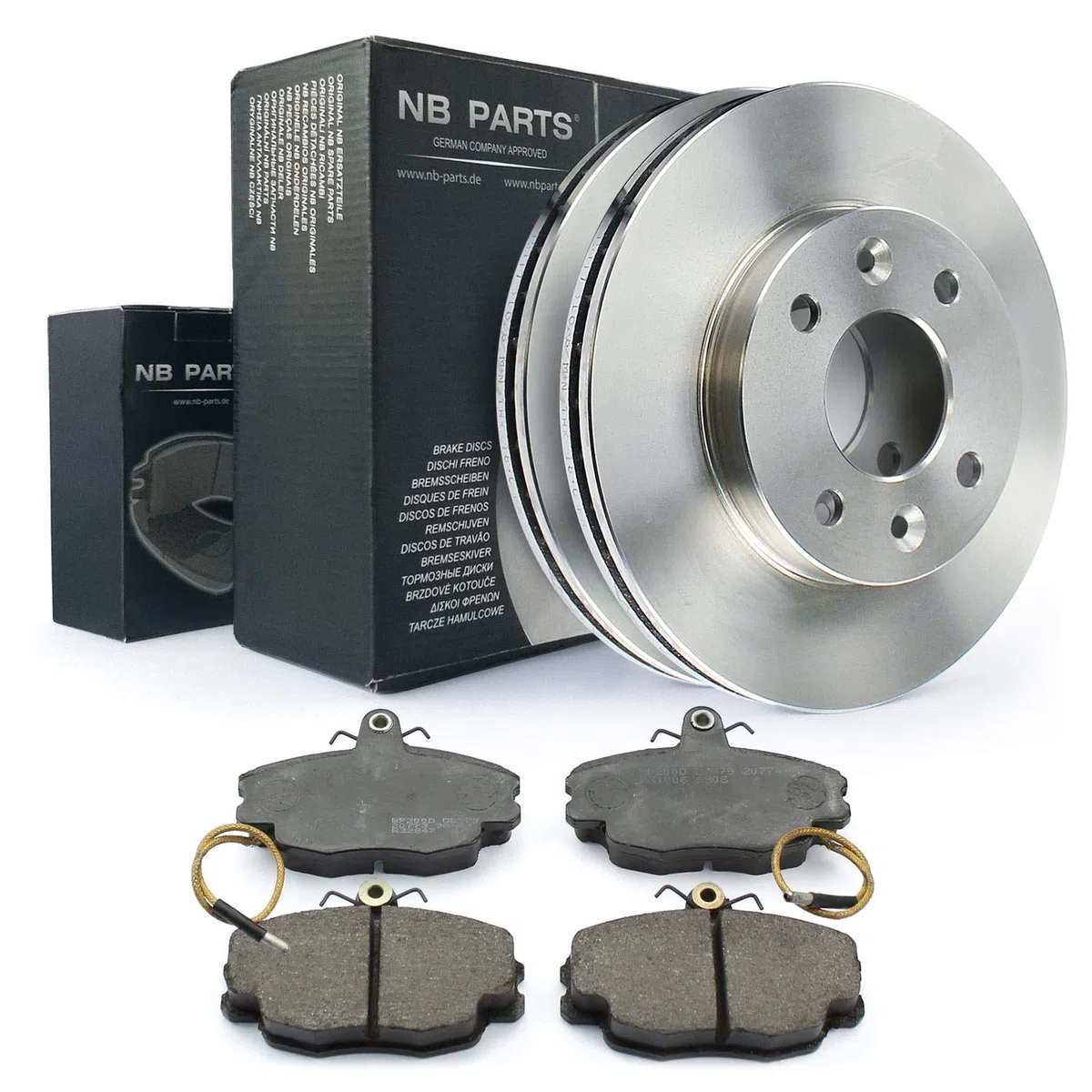 NB PARTS GERMANY 10038170 - Dischi del freno Ø 238 mm, aerazione anteriore + pastiglie freno