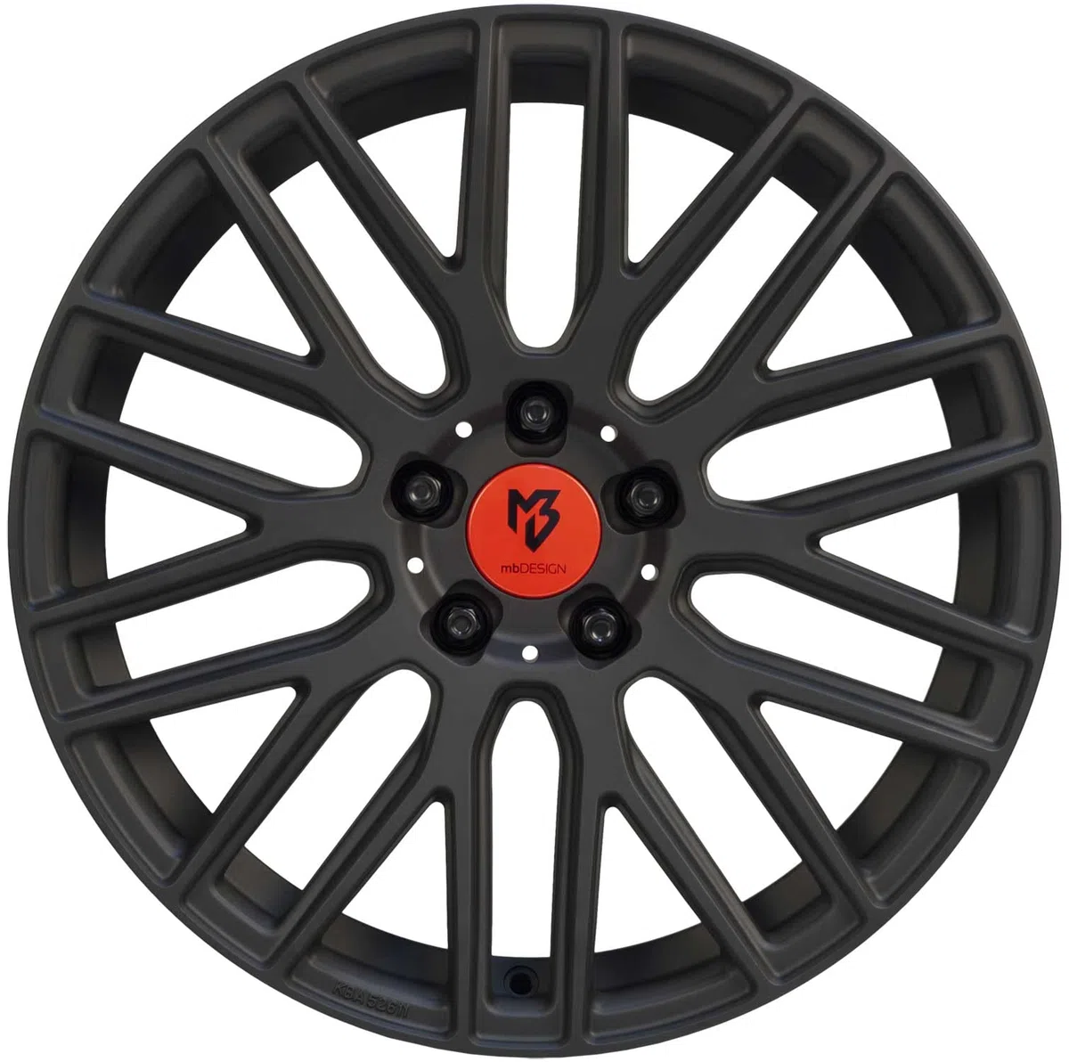 4 cerchi MB Design KV4 9.0Jx20 ET40 5x112 nero opaco compatibile con BMW 2 X1 X2