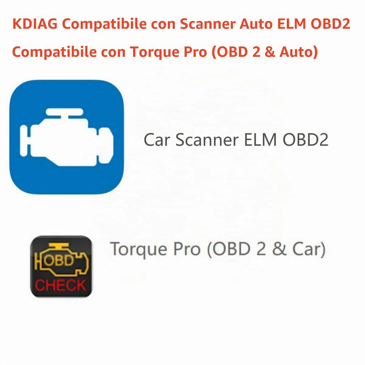 KDIAG OBD2 Scanner Diagnostic Tool, Car Code Reader for iOS & Android, Full System Auto Scanner Reset SAS EPB Service ECU Programmer Oil Reset Battery Match Wireless Check