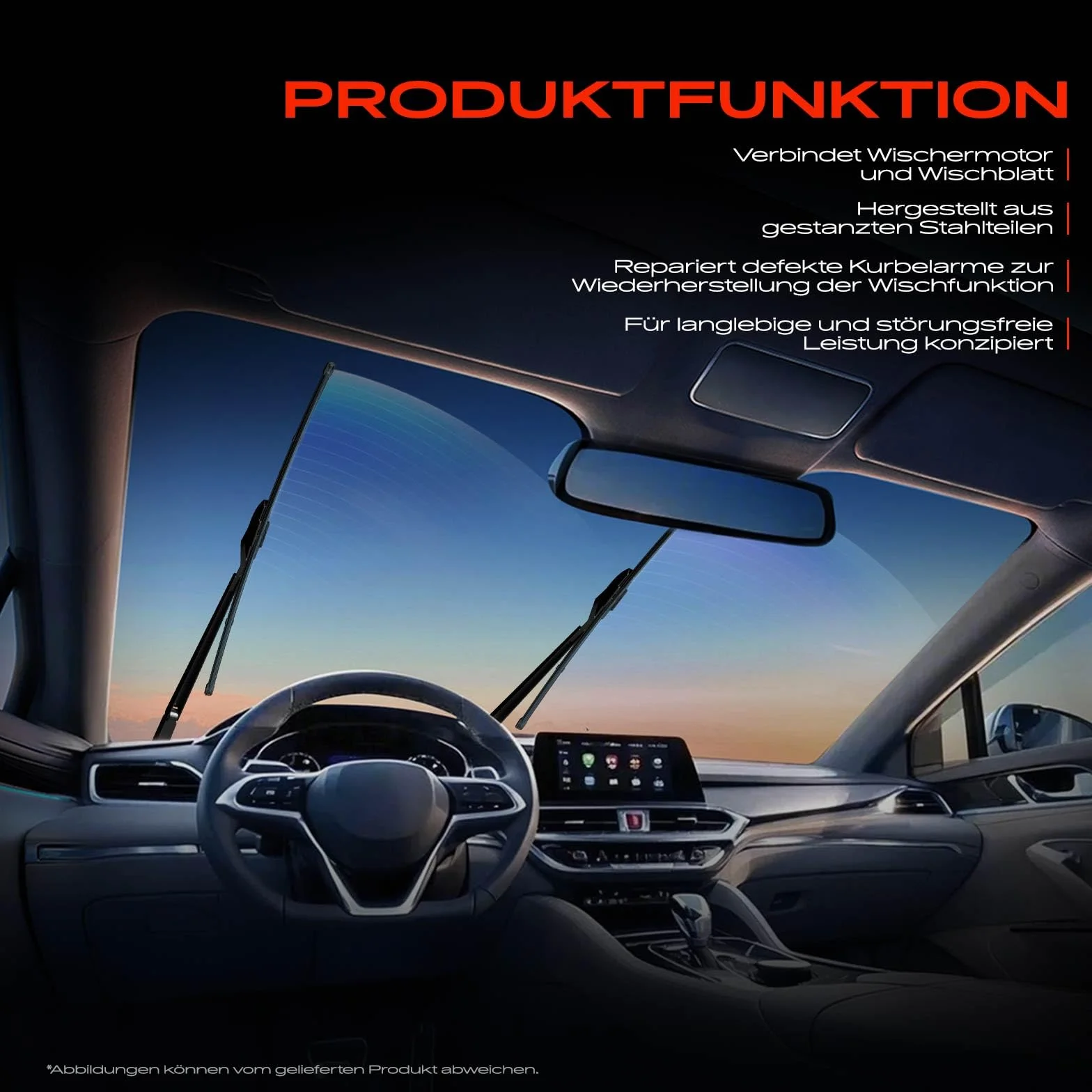 Frankberg Collegamento del tergicristallo collegamento del tergicristallo | senza motore, davanti, 76530-SLN-A01; Compatibile con: J.a.z.z II GD_ GE3, J.a.z.z II GD_ GE3 GE2, J.a.z.z II GD