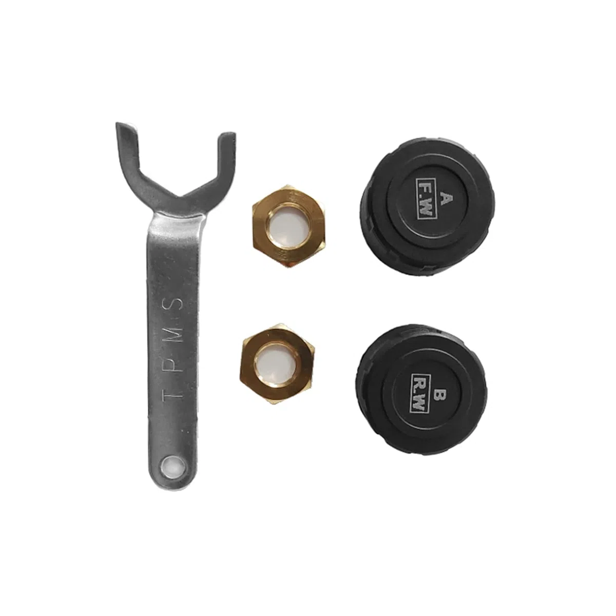 Rimoody Moto TPMS Système de Surveillance de la Pression des pneus sans Fil pour Moto TPMS avec 2 capteurs esterno TPMS pour Moto à Deux Roues
