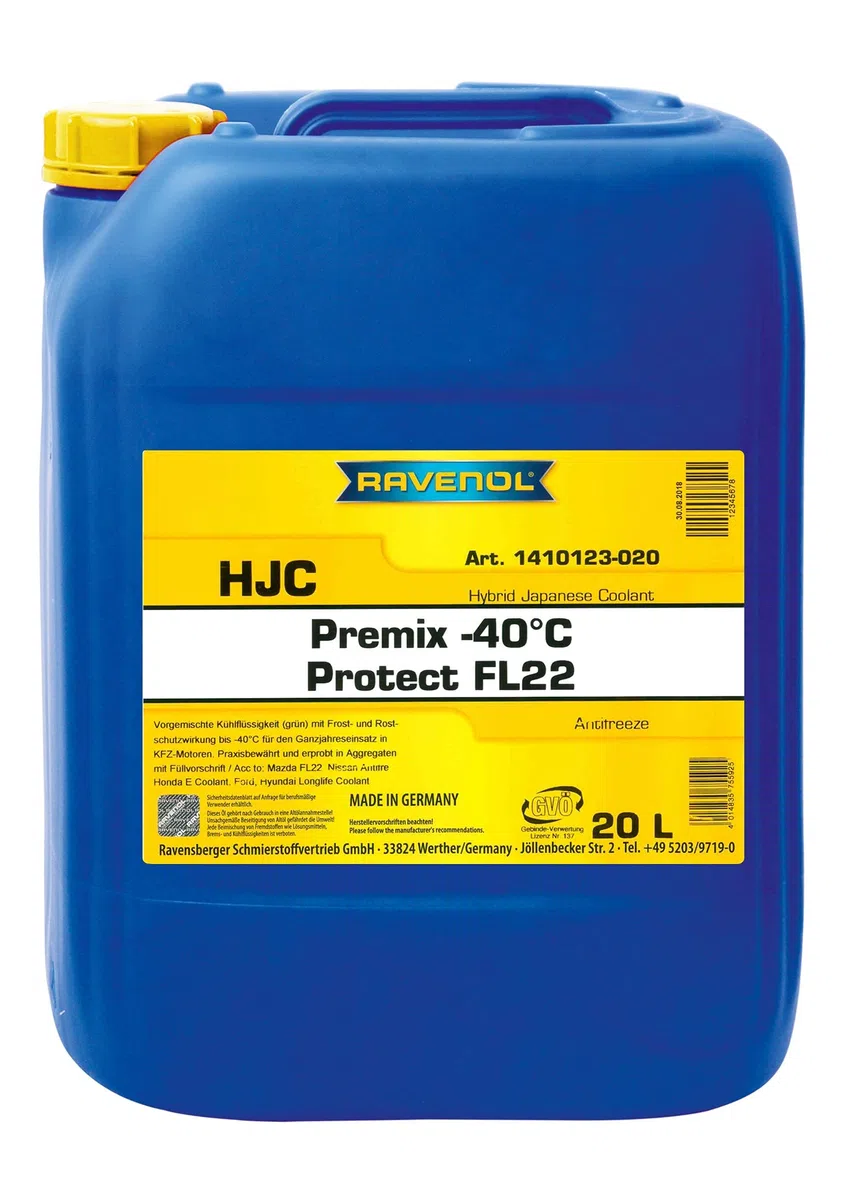 RAVENOL HJC Premix - 40°C Protect FL22