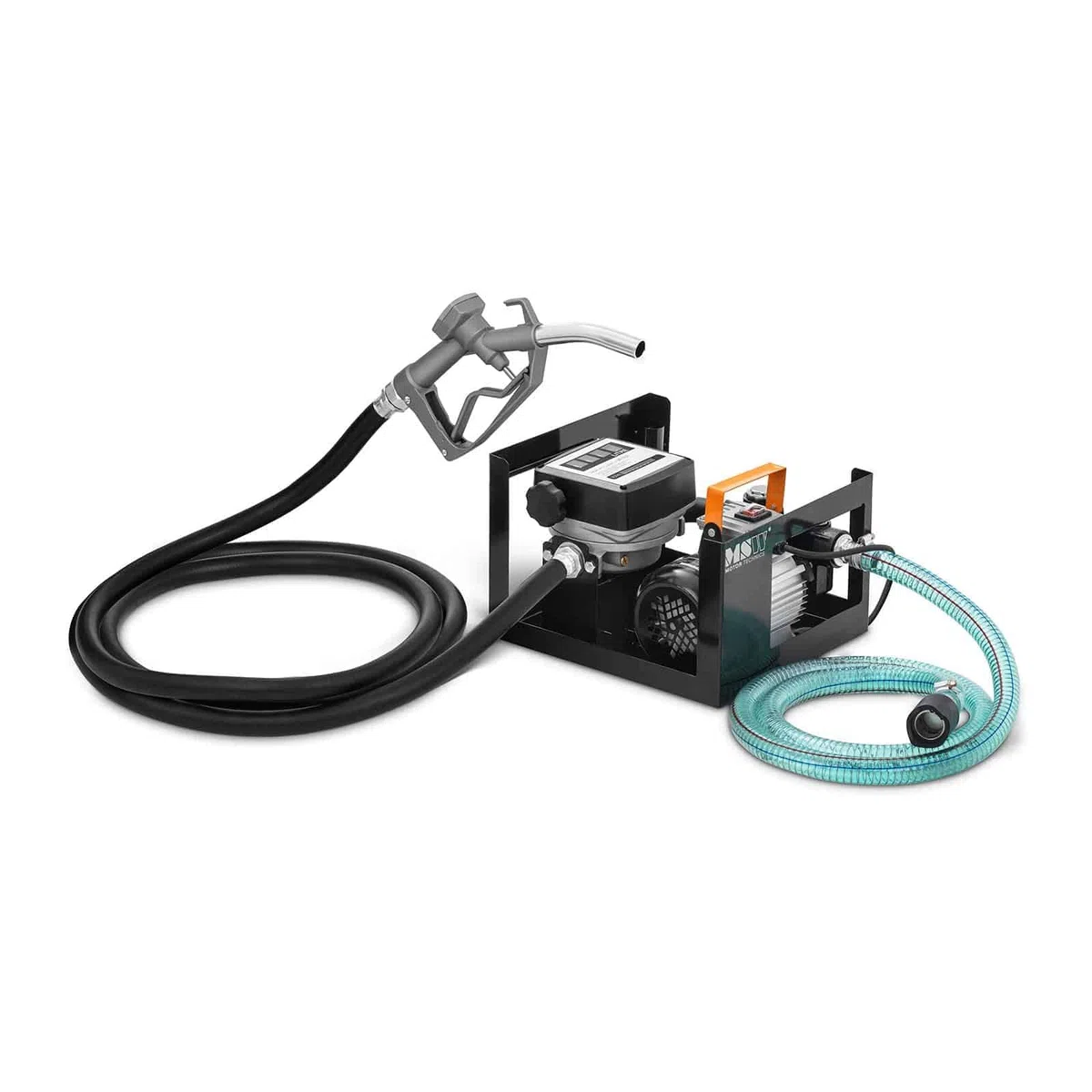 MSW Pompa Contalitri Gasolio Pompa Travaso Gasolio MSW-OP60S (60 l/min, 2.800 giri/min, Ferro)