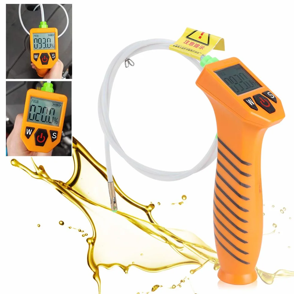 Rilevatore di qualità dell'olio motore, tester dell'olio motore Controllo automatico di qualità Rilevatore di analizzatore di strumenti diagnostici con LED per il controllo automatico della qualità