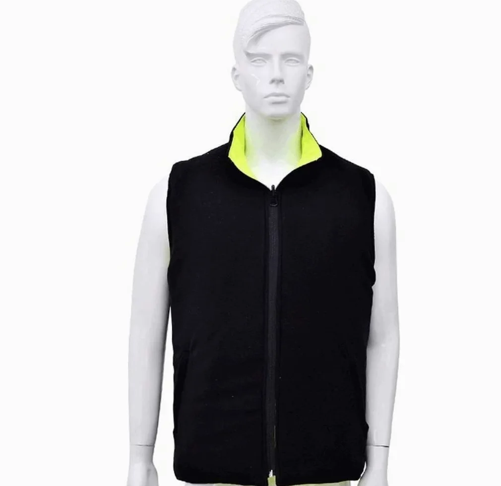 Gilet Catarifrangente Gilet alta Visibilità Giubbotto riflettente for la sicurezza degli adulti invernali, può essere indossato su entrambi i lati, for il giubbotto for la sicurezza della notte in bic