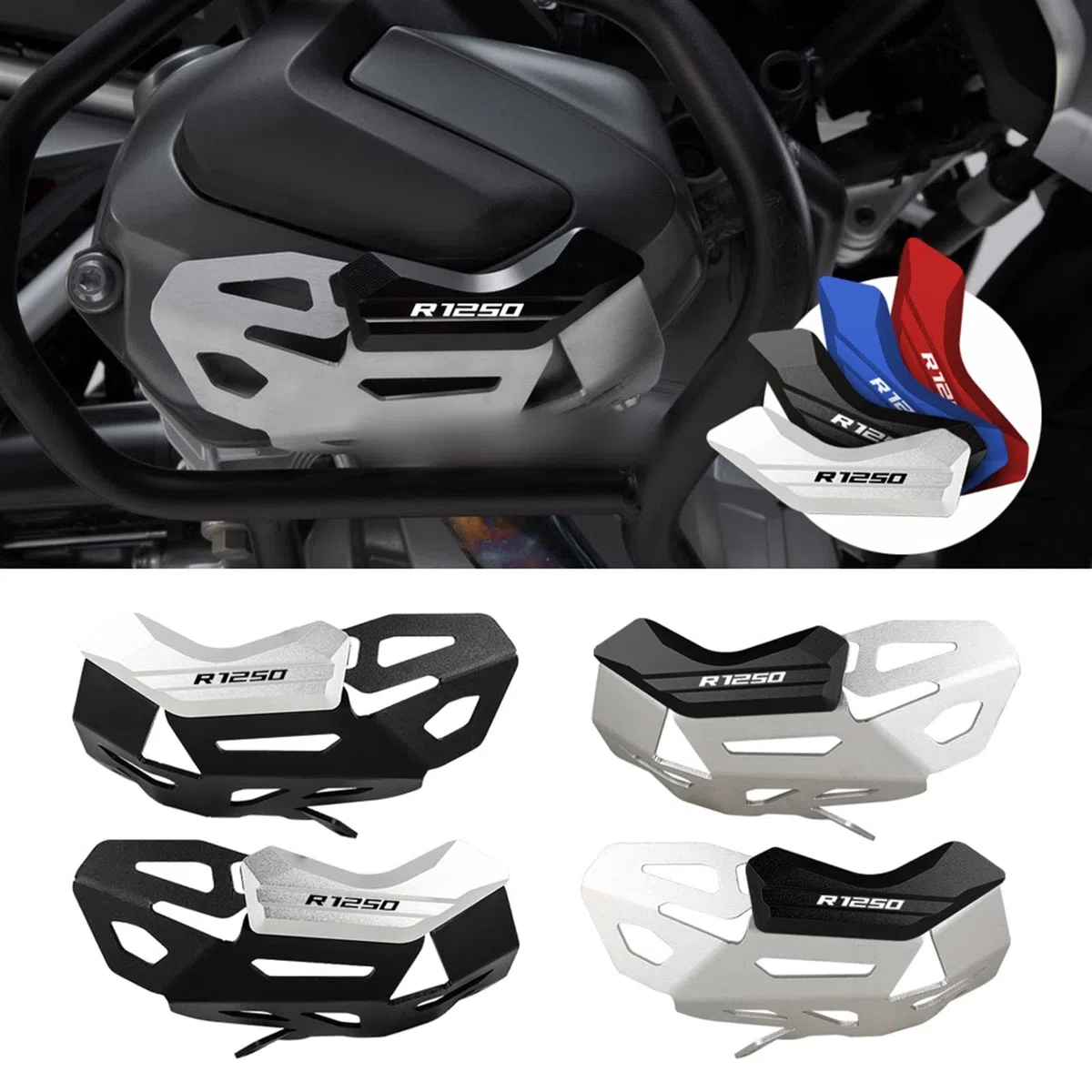 R1250GS Protezione Testa Cilindro per B&M&W R 1250 GS ADV Adventure Tutto L'Anno R1250RT R1250RS R1250R Protezione Protezione Motore
