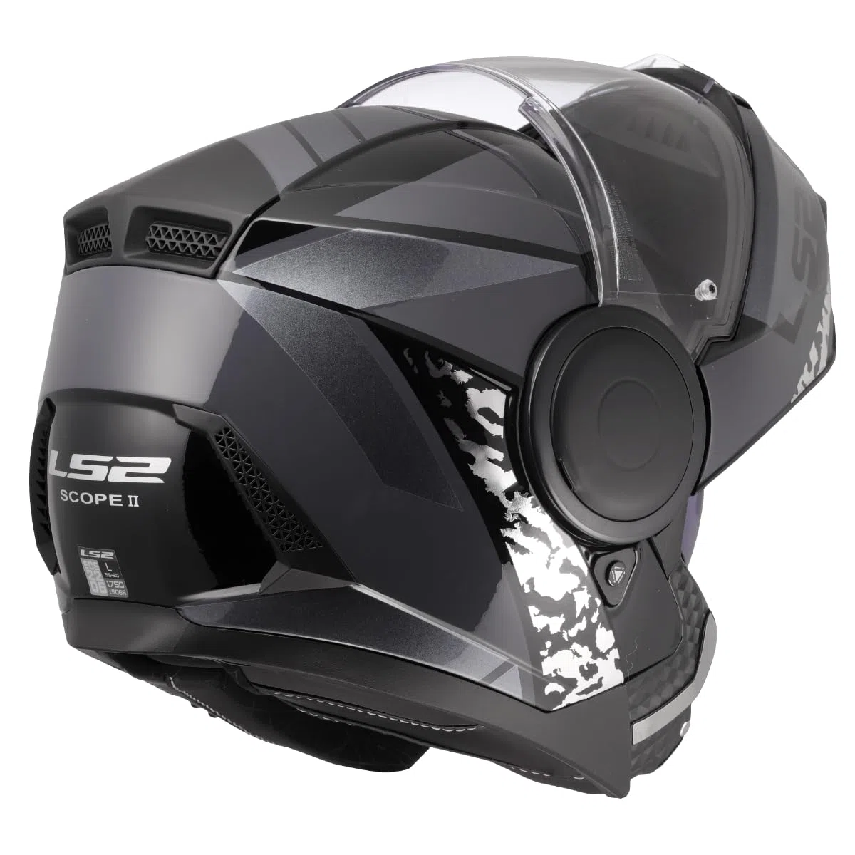 LS2, Casco Moto Modulare SCOPE II OXYD Black Titanium, M