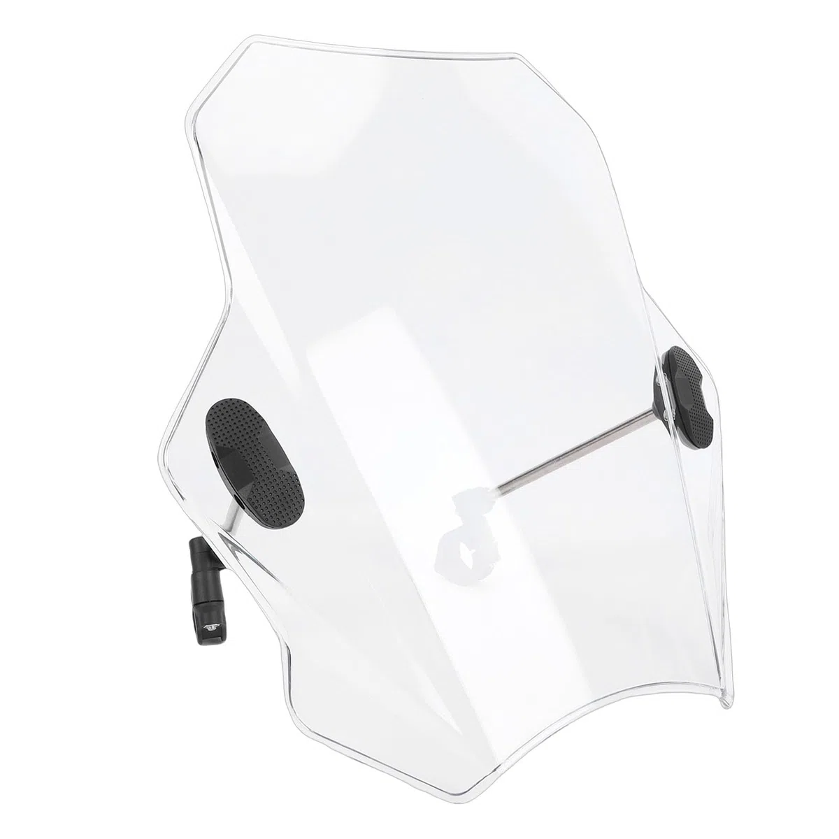 Parabrezza Trasparente, Deflettore Antivento Regolabile, Parabrezza in Plastica di Alta qualità per Manubri da 22 Mm, 25 Mm e 28