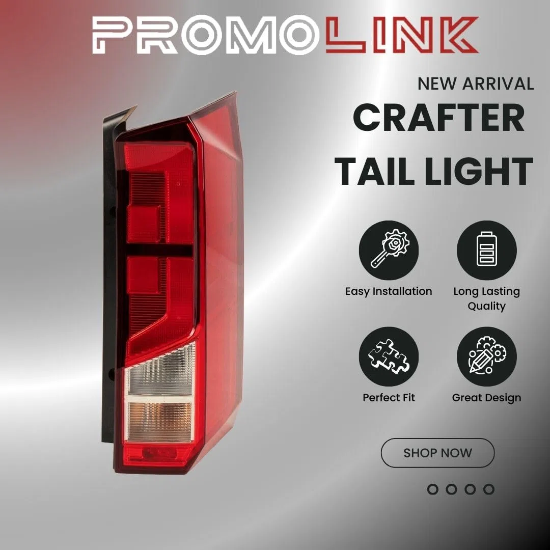Fanale posteriore destro, compatibile con VW Crafter dal 2017 MAN TGE dal 2016 con omologazione E, 7C0945096G