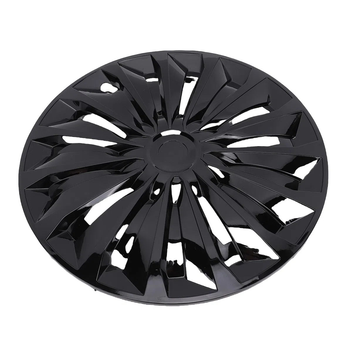 aqxreight Copricerchi da 15 Pollici Coprimozzi ABS per Ruote in Acciaio, vestibilità Universale, Antigraffio e Aggiornamento Elegante per Auto, Camion e SUV Set di 4 Coprimozzi R15 Neri (BLACK)