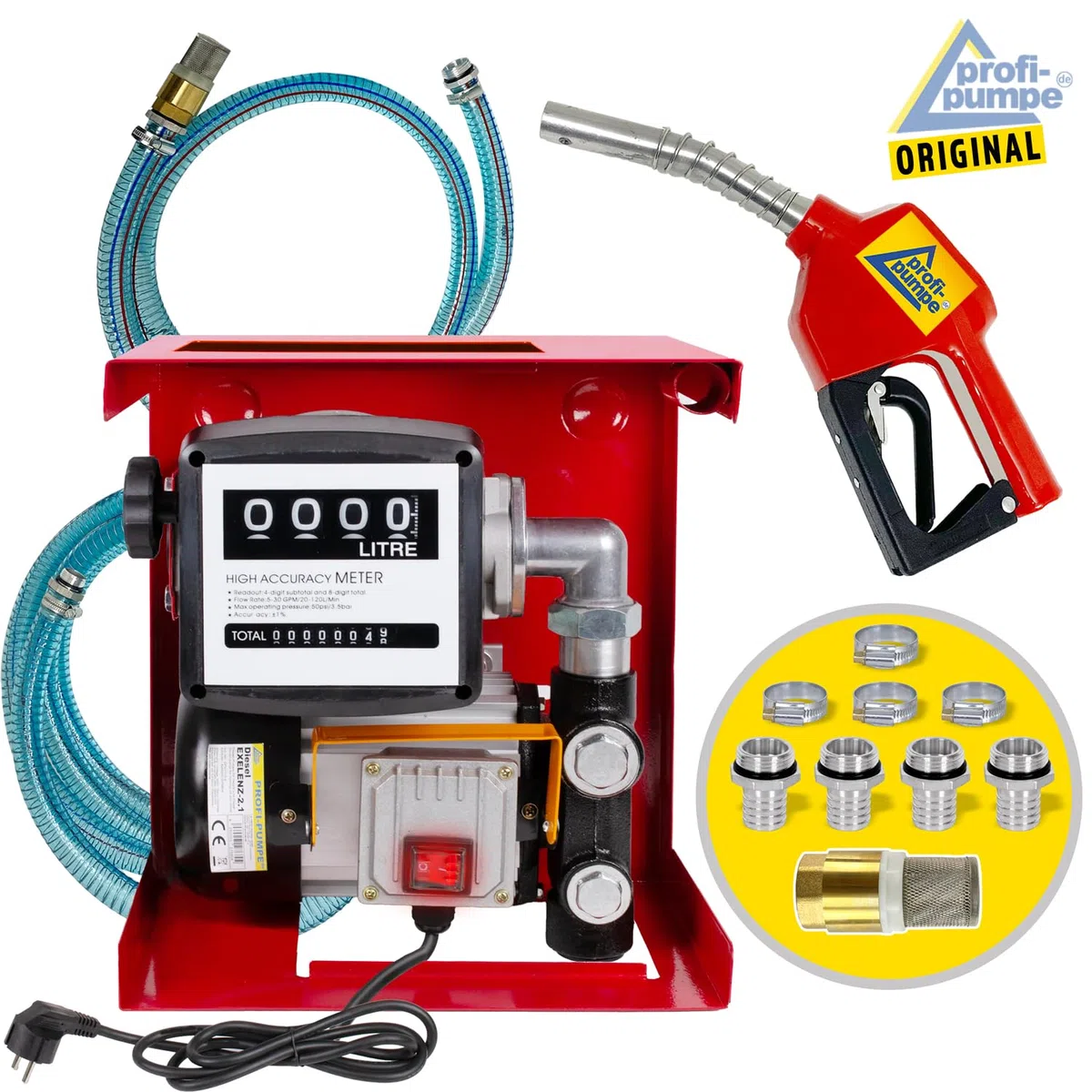 Pompa diesel ExelenZ-2.1 230 V riempimento automatico valvola ottone