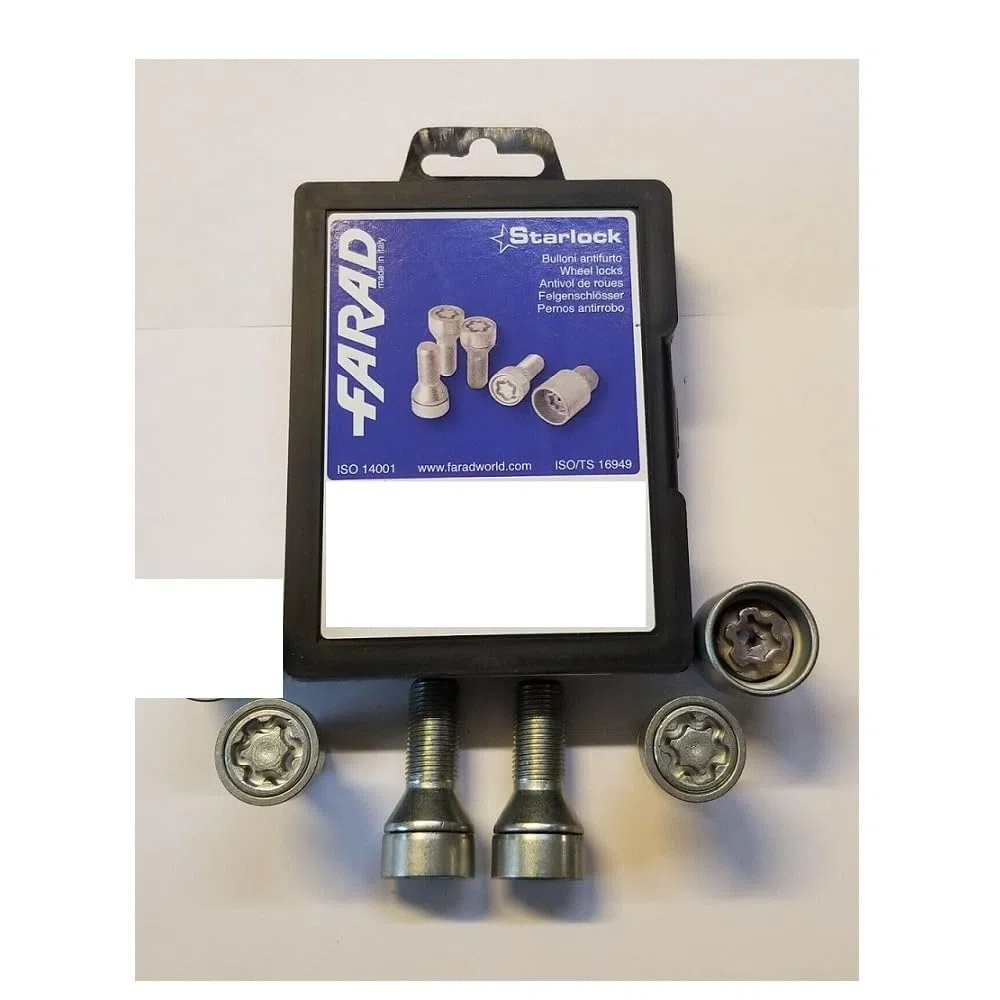 BULLONI ANTIFURTO STARLOCK CON CERCHIO IN LEGA BULLONE (DADO) ANTIRAPINA AUTO COMPATIBILE CON CUPRA Formentor dal 2020 in poi ZA/E KIT 4 BULLONI (DADI)+1 CHIAVE OMOLOGATO