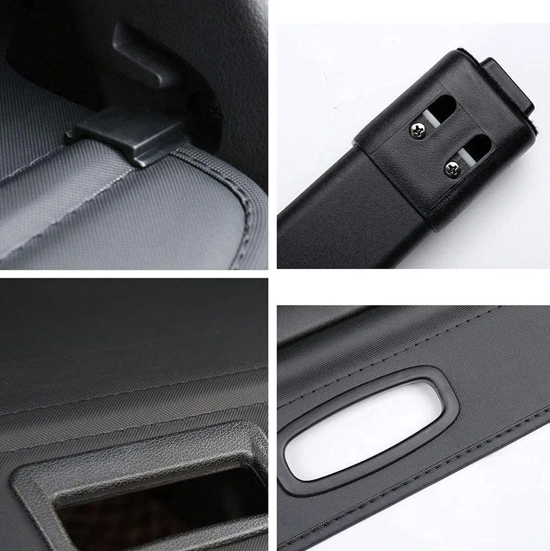Copertura Bagagliaio Posteriore per Fiat Freemont 7Seat 2008-2015, Copribagagliaio Retrattile Resistente ai Raggi UV Tronco Privacy Cappelliera