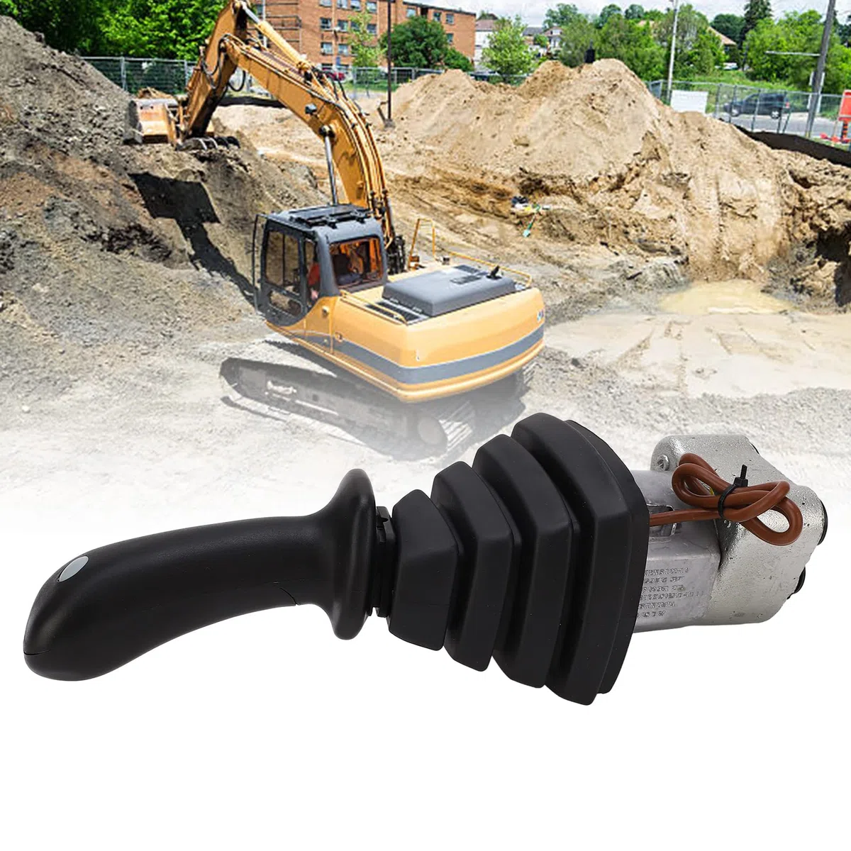 Valvola Pilota a Joystick per Escavatore Dimensioni Standard Precise Maniglia Operativa in Acciaio Legato di Alta qualità Resistente all'usura per Gruppi Rexroth e Altri Modelli