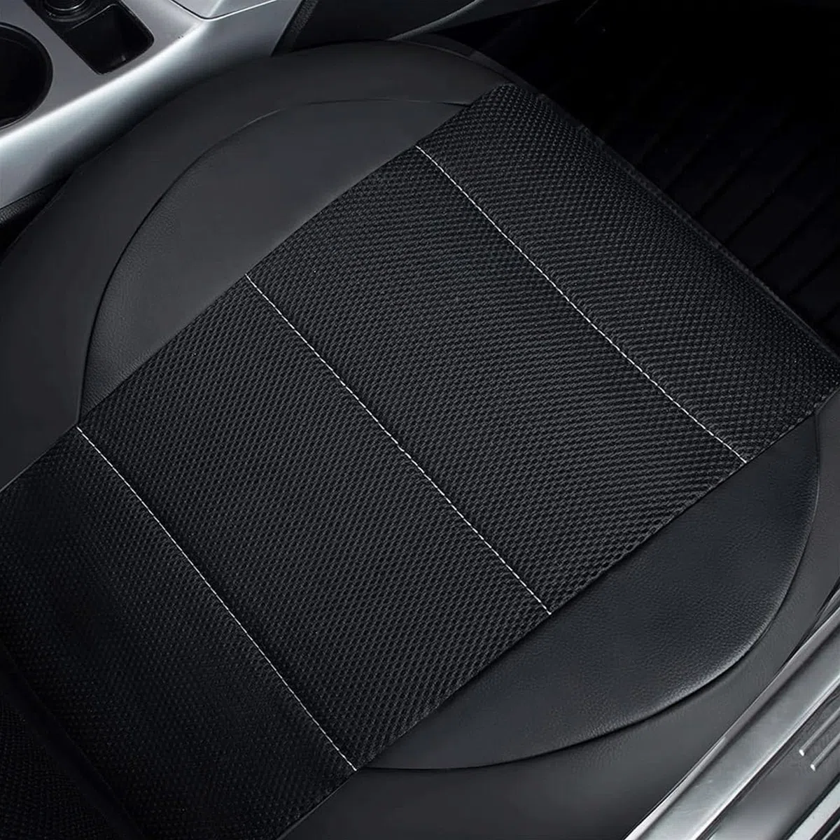 Auto Coprisedili per BMW Serie 1 E81 E82 E87 E88 F20 F21 F52 F40 Serie 2 F22 2000-2023，Copri Sedile Pelle Protezioni Sedile per Anteriori E Posteriori Traspirante Universali Accessori Auto