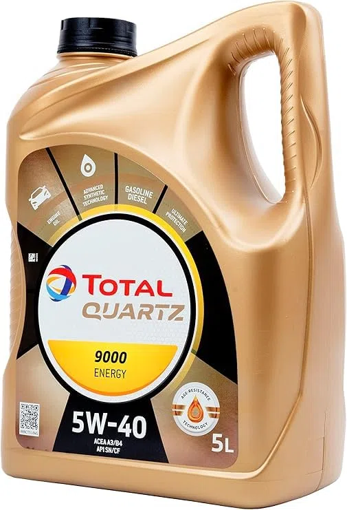 TOTAL Olio lubrificante per motori Total Quartz 9000 Energy 5W-40 5 litri-