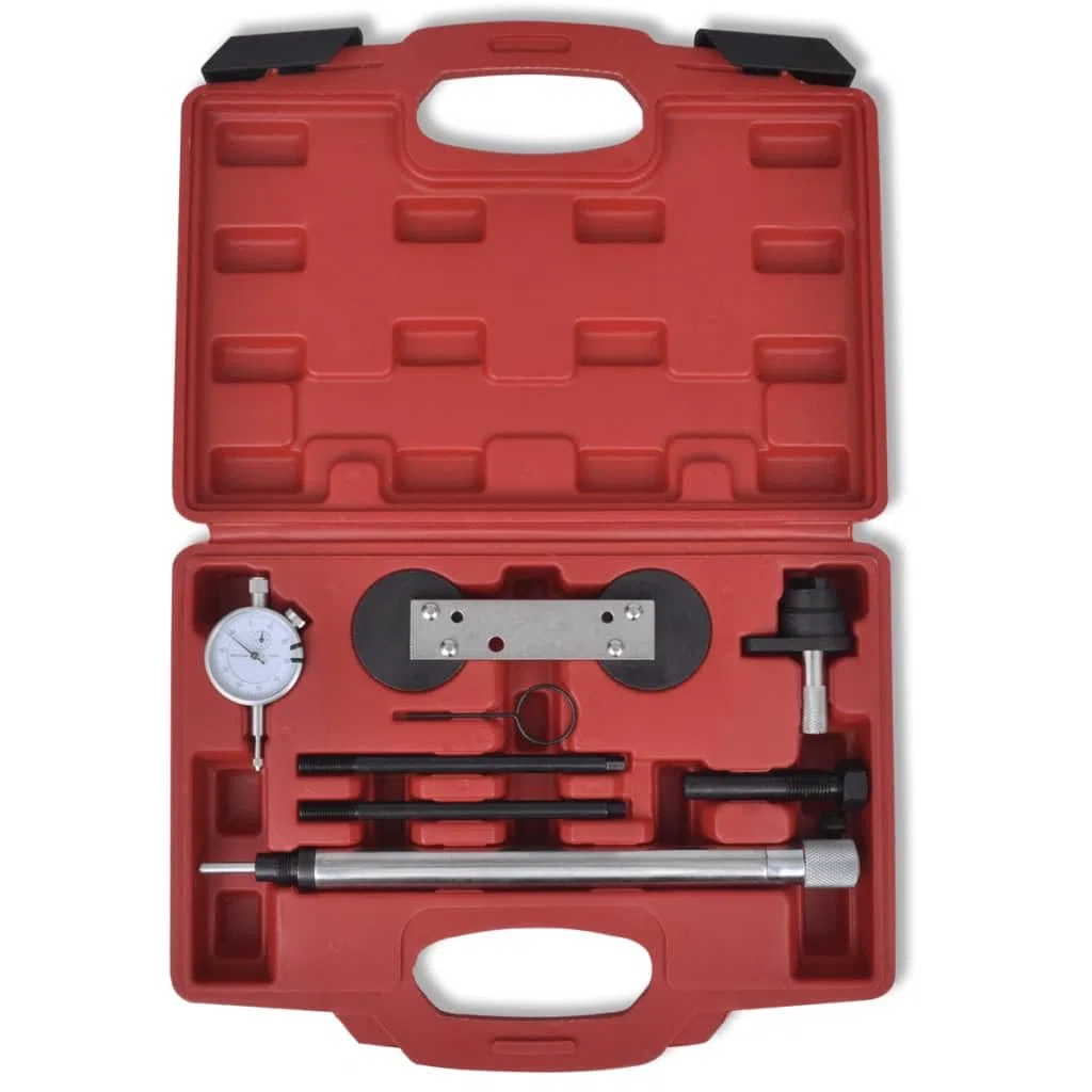 Set di 8 attrezzi per il controllo del motore VAG TSI TFSI, set di utensili manuali durevoli con valigetta per riparazione, manutenzione, montaggio, smontaggio in officina e garage