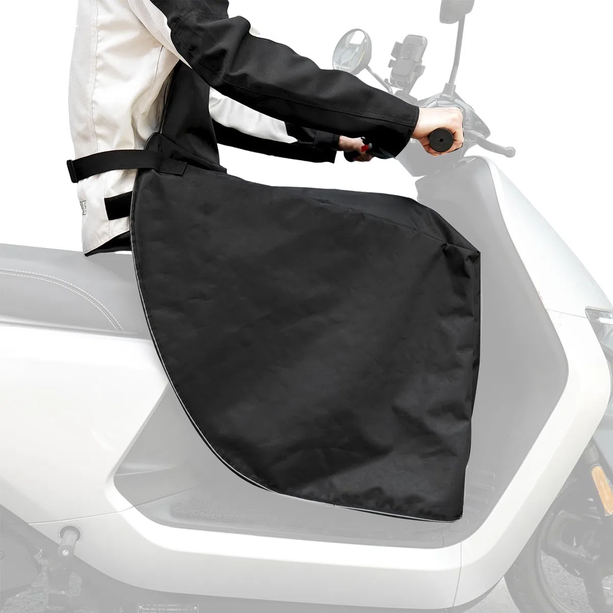 Coprigrembiule per gamba da scooter, copertura per gamba da motociclo, protezione per gambe antivento e antipioggia, copertura invernale per leggings da scooter, copertura impermeabile per ginocchia