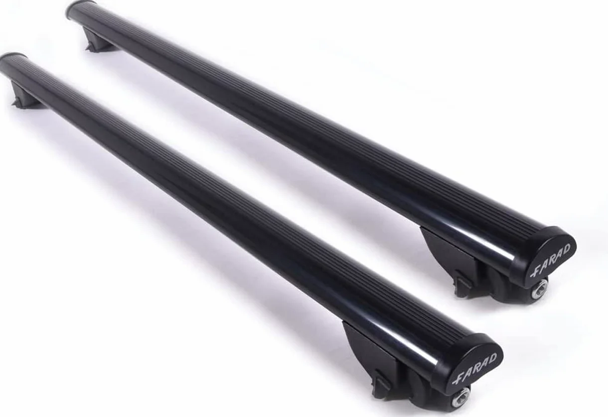 Farad- Barre portatutto IRON in acciaio compatibile con TOYOTA YARIS CROSS 5 porte anno 2021> con corrimano basso