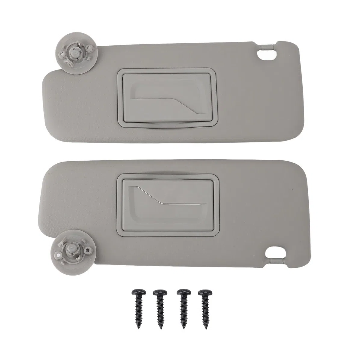 Parti di Ricambio per Alette Parasole per Auto, Parasole per Parabrezza per Auto, Specchietto per Auto Swift con Luci Grigie, Coppia di Alette Parasole,Parasole/visiere