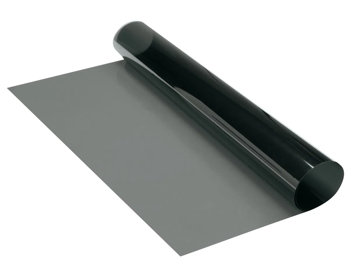 FOLIATEC Pellicola oscurante per vetri auto, BLACKNIGHT Reflex Dark, 51 x 400 cm + 76 x 152 cm, con documentazione, oscuramento al 85%