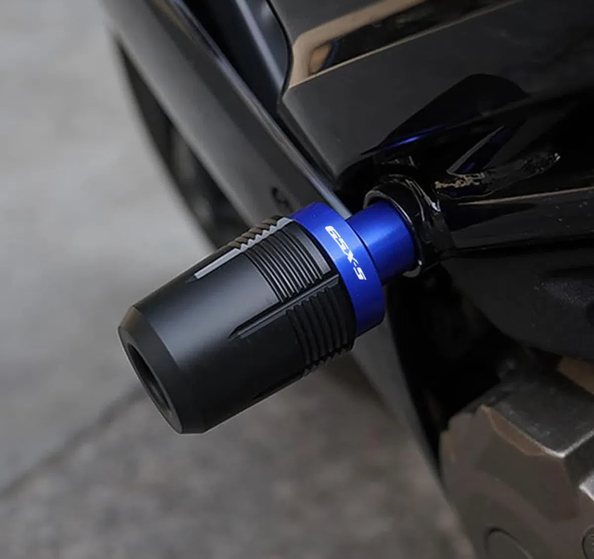 Moto Accessori per Suzuki GSX-S GSX-S750 GSX-S1000 GSXS 750 1000 GSXS750 GSXS1000 Tamponi Paratelaio Protezione del Telaio (Blu)