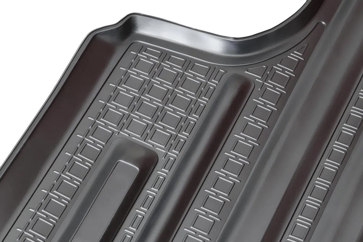 Recambo Vasca baule in gomma premium per Toyota Hilux 8, doppia cabina | dal 2015 | su misura con bordo