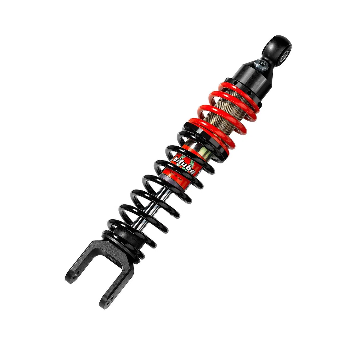 Ammortizzatore a gas Bitubo scooter molla rossa/nera SC144YXB01