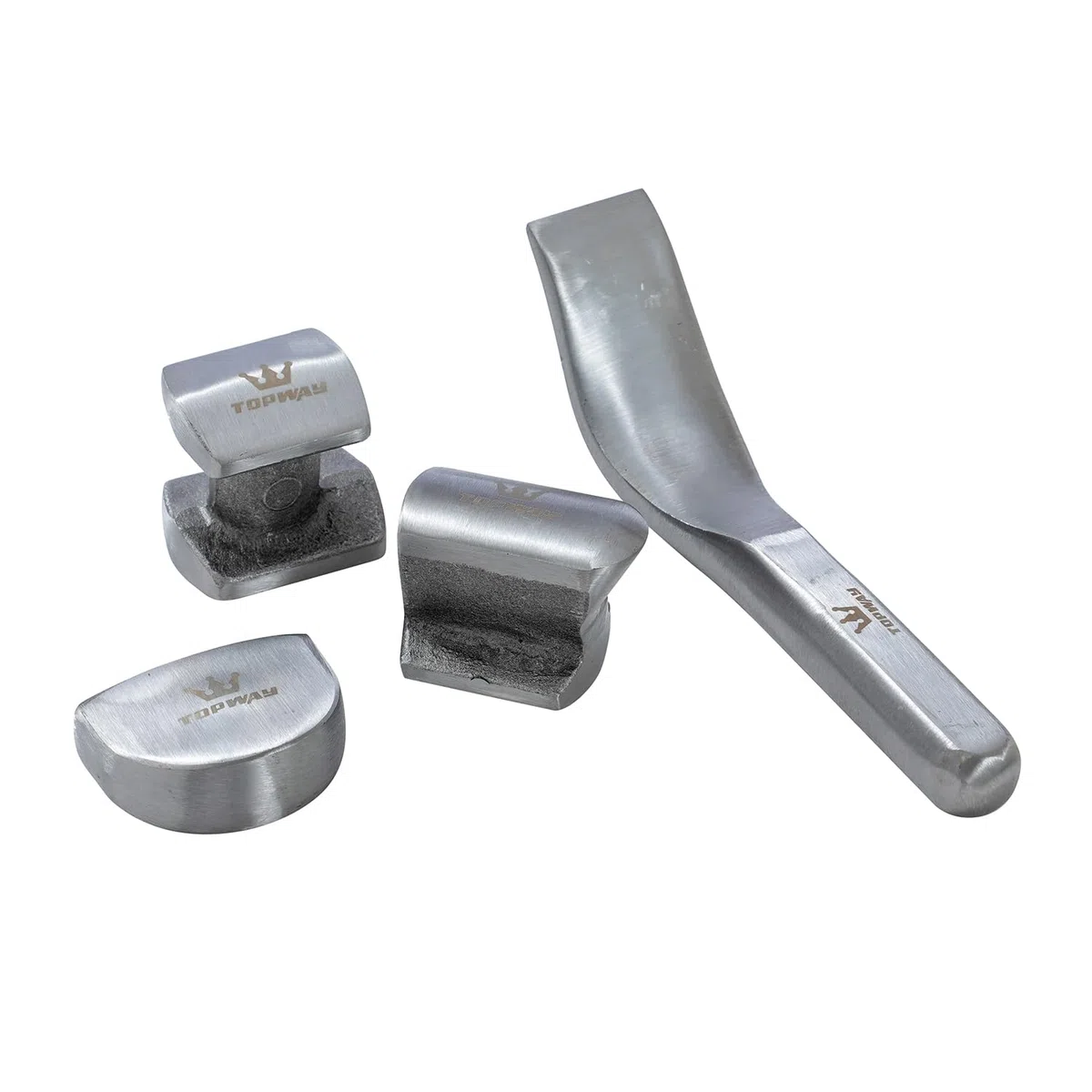 TOPWAY Set 9 pz riparazione ammaccature carrozzeria – martello manico fibra, dollies – per rimozione danni & verniciatura auto