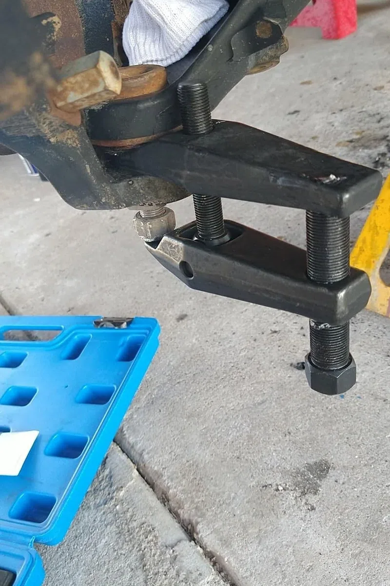 DPTOOL Estrattore Giunti Sferici Bracci di Controllo per impieghi gravosi Fuso a snodo Attrezzo per la rimozione delle estremità del Tirante 22mm 24mm 27mm 31mm 36mm per BMW/Benz