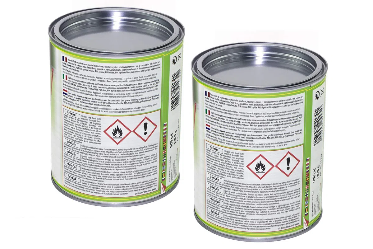 Petec 94130 - Sigillante per carrozzeria, 2 confezioni da 1000 ml