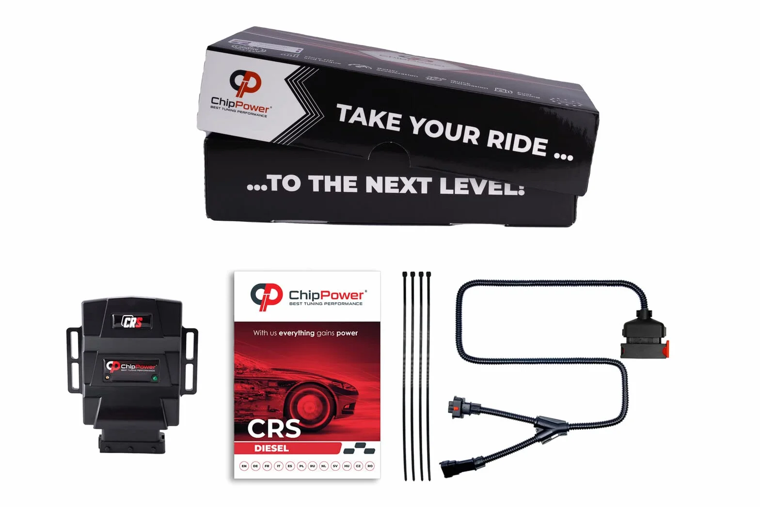 ChipPower Centralina Aggiuntiva CRS all'auto per Peugeot Bipper/Tepee 1.3 HDi 2008-2019 Tuningbox Plug&Drive Adatto Chip Tuning con Presa Individuale Diesel