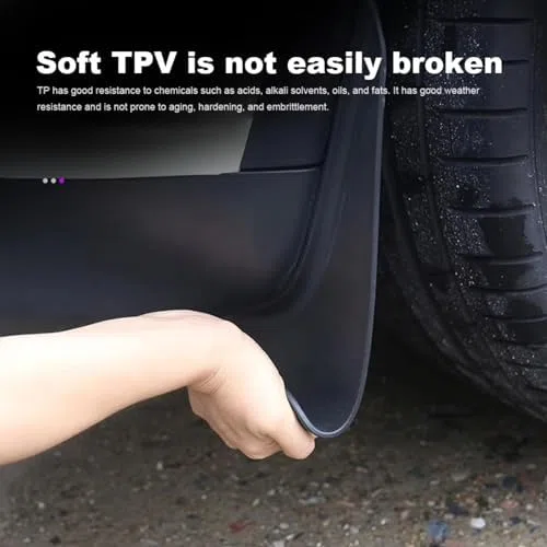 4 Pezzi Paraspruzzi Auto, per VW Tiguan/Tiguan R/Tiguan Urban Sport/Tiguan L 2016-2025 Parafanghi Anteriori O Posteriori, Parafanghi Protettivi Schizzi Pneumatici