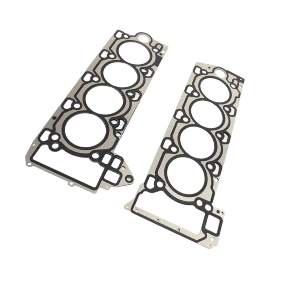 Riloer Guarnizione Testata, Set Guarnizioni Testata Motore Auto in Metallo da 2 Pezzi Compatibile con Land Rover Range Rover 5.0L 2010-2016 Sport 5.0L 2010-2016 LR4 5.0L 2010-2013, LR026141 LR026142