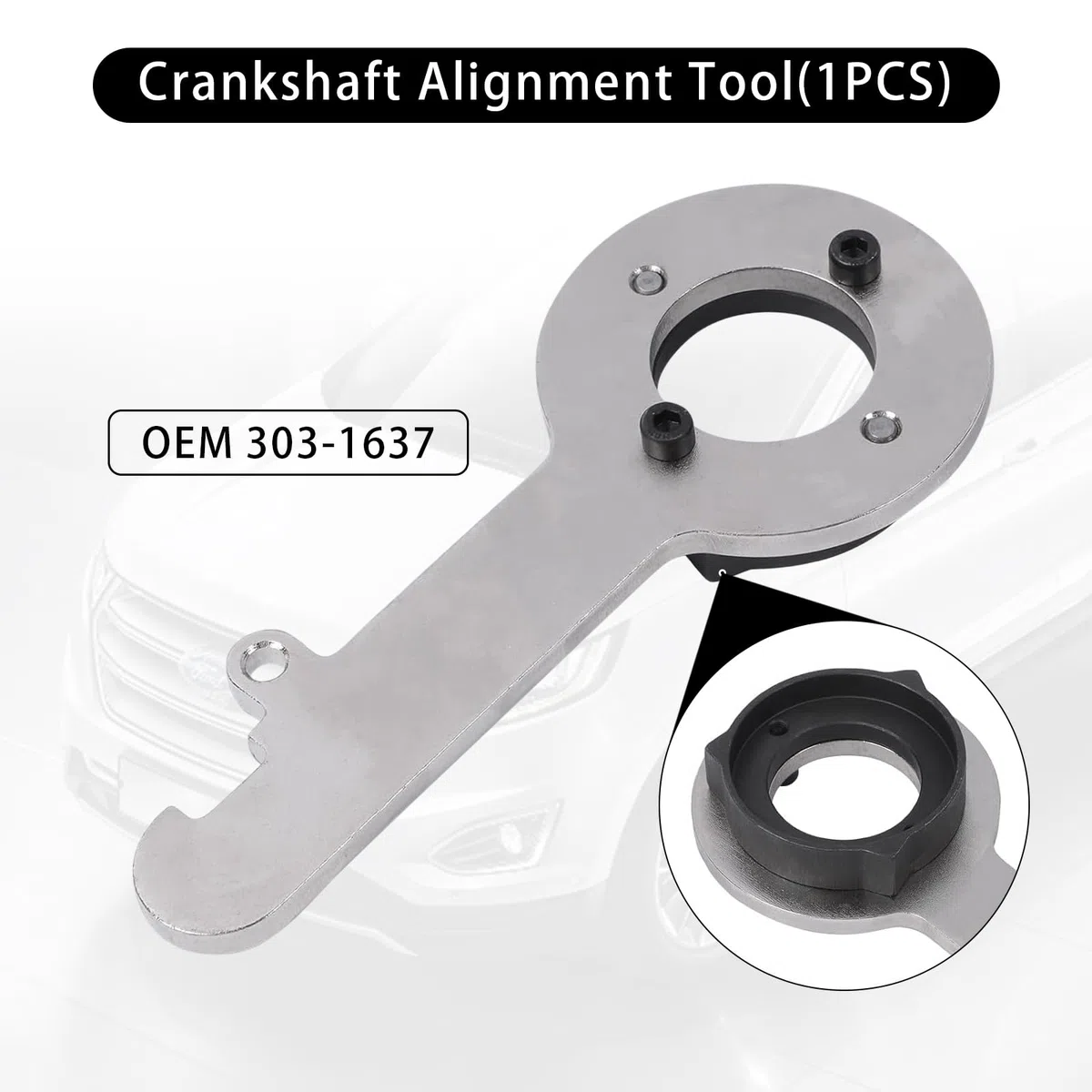 Kit di Attrezzi per la Fasatura del Motore, Strumento di Allineamento Dell'albero a Compatibile con Ford Transit EcoBlue 2.0TDCi, Kit di Attrezzi per il Bloccaggio della Fasatura del Motore