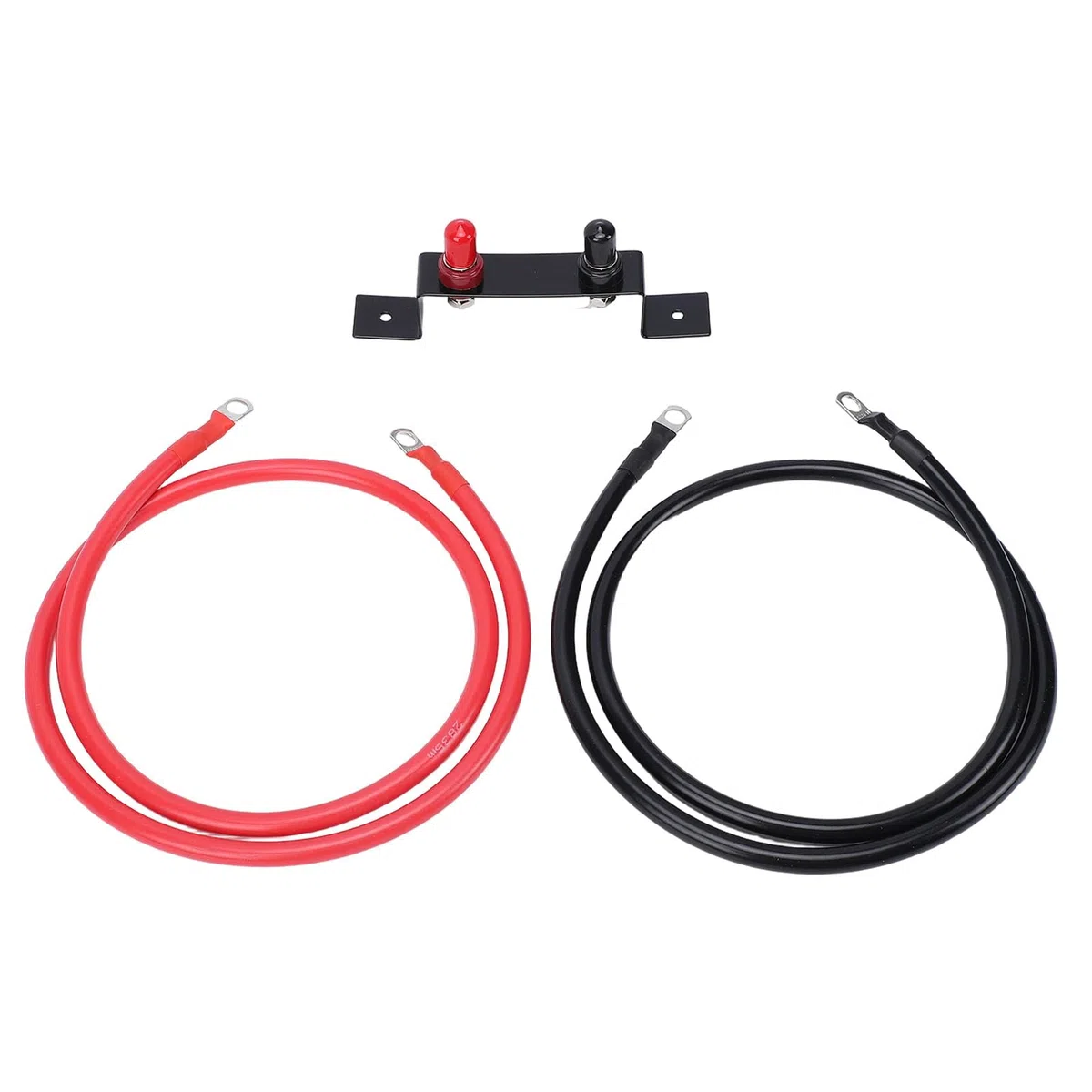 Tbest Kit di Ricollocamento Batteria 4AWG 1,2M, Morsetto di Avviamento Batteria a Distanza, Custodia Antiurto per UTV ATV Auto Rimorchio Trattore Barca