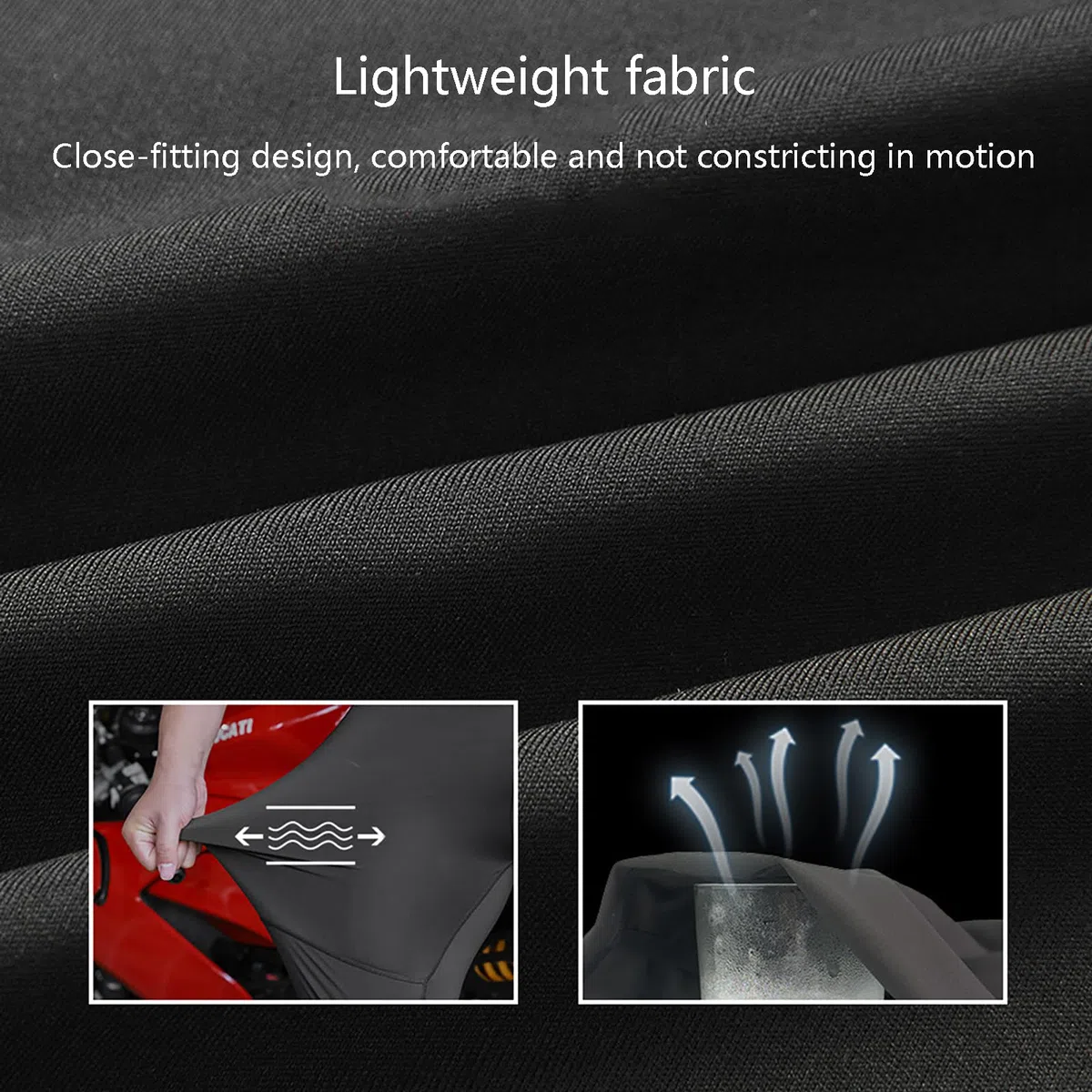 ARMAAN Pantaloni Moto Uomo Con Protezioni Ginocchia E Fianchi, Leggings Moto Traspiranti Ed Elastici Con Protezioni Rimovibili, Abbigliamento Riflettente Per Moto E MTB