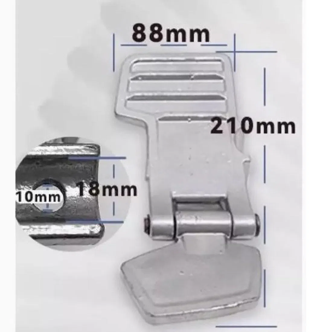 1 Coppia di Pedali da Passeggio Adatti per Kubota U15 17 20 25 30 35 Sany 16 Pedale da Passeggio Accessori per Mini Escavatore