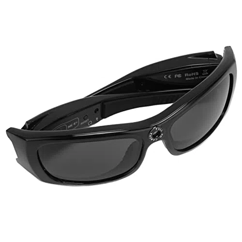 Occhiali da Sole Bluetooth, Videocamera HD 1080P con Lenti Polarizzate, Videoregistratore Wireless per Chiamate Video e Musica, Ideale per Guida