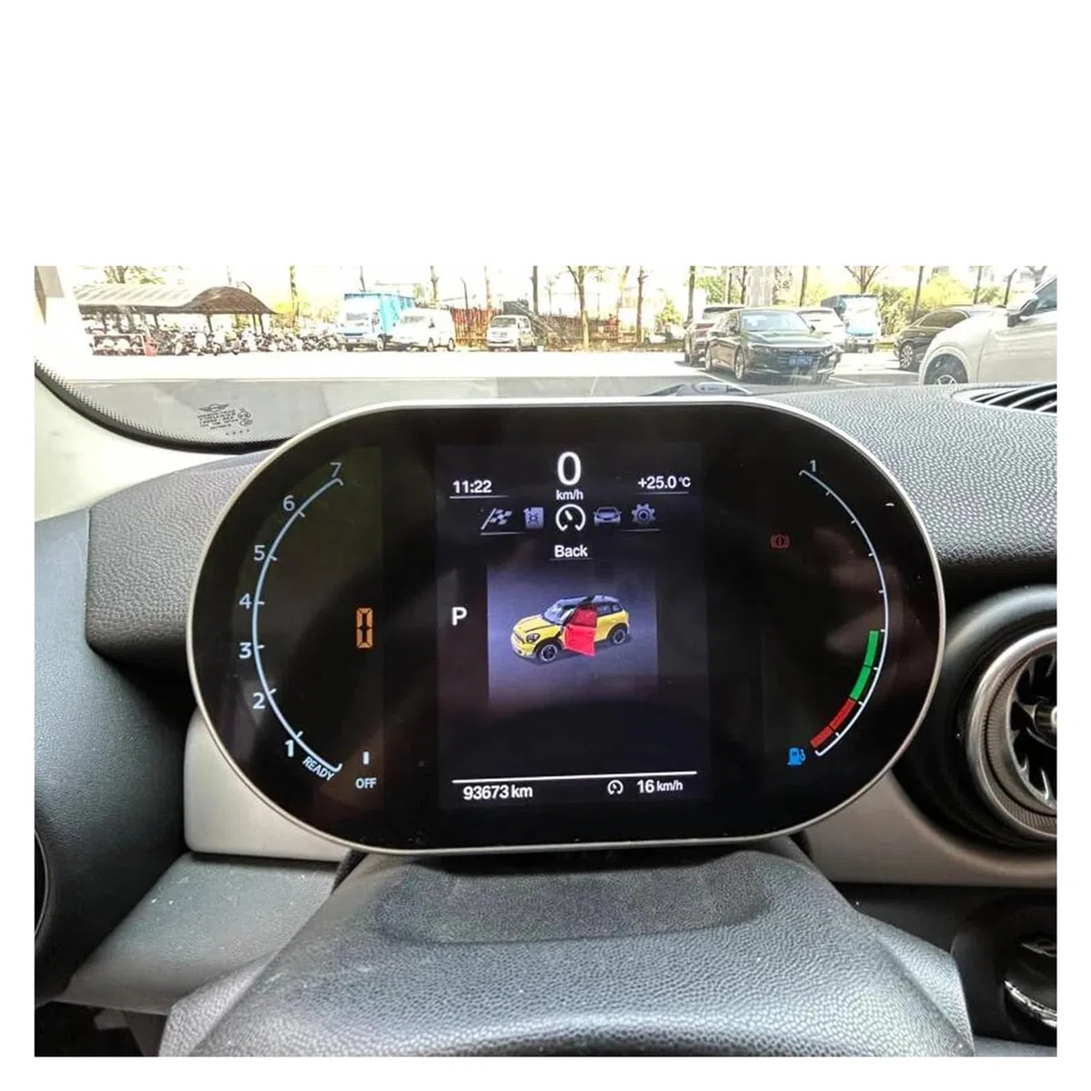 Cluster digitale compatibile con BMW MINI R55 R56 R57 R58 R59 R60 2007-2016 Serie R Cruscotto Tachimetro Pannello strumenti LCD Commutazione