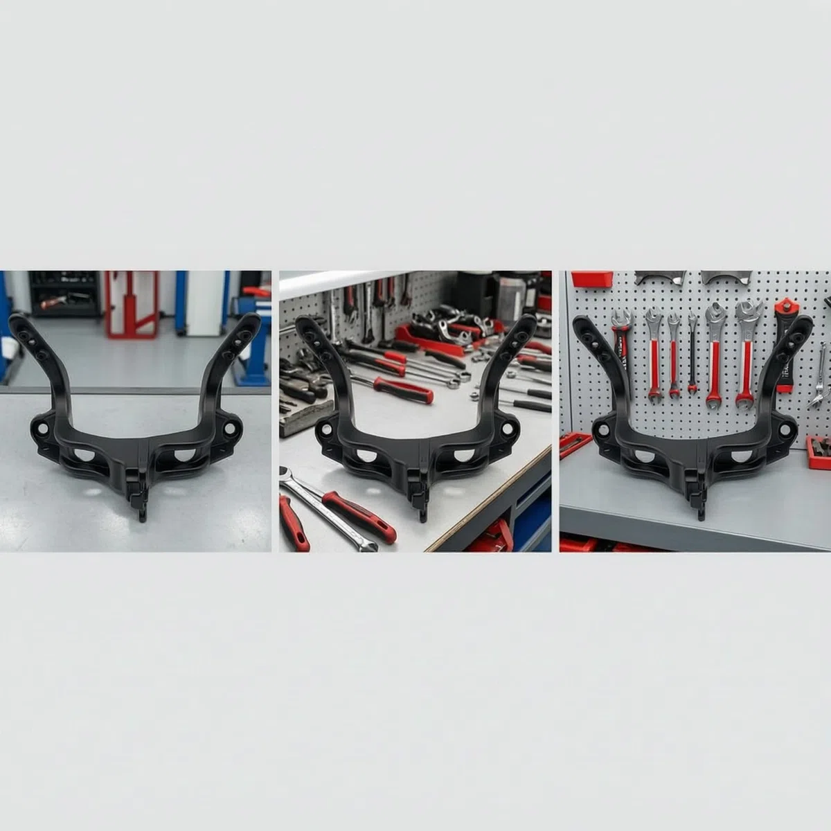 Telaietto Portafaro Specifico Telaietto Strumentazione Facile da Installare Supporto per ciclisti, Meccanici, Officina, Pista
