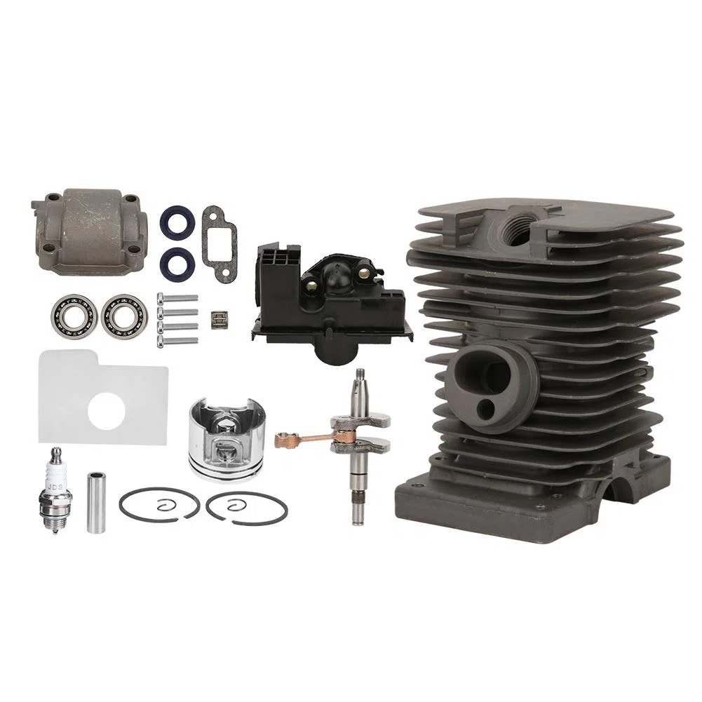 018 MS180 Kit Cilindro Pistone Albero Motore per Motosega, Affidabile Gruppo Cilindro da 38 Mm per Accessori Motosega, Kit Parti per Professionisti, Materiale in Lega di Alluminio