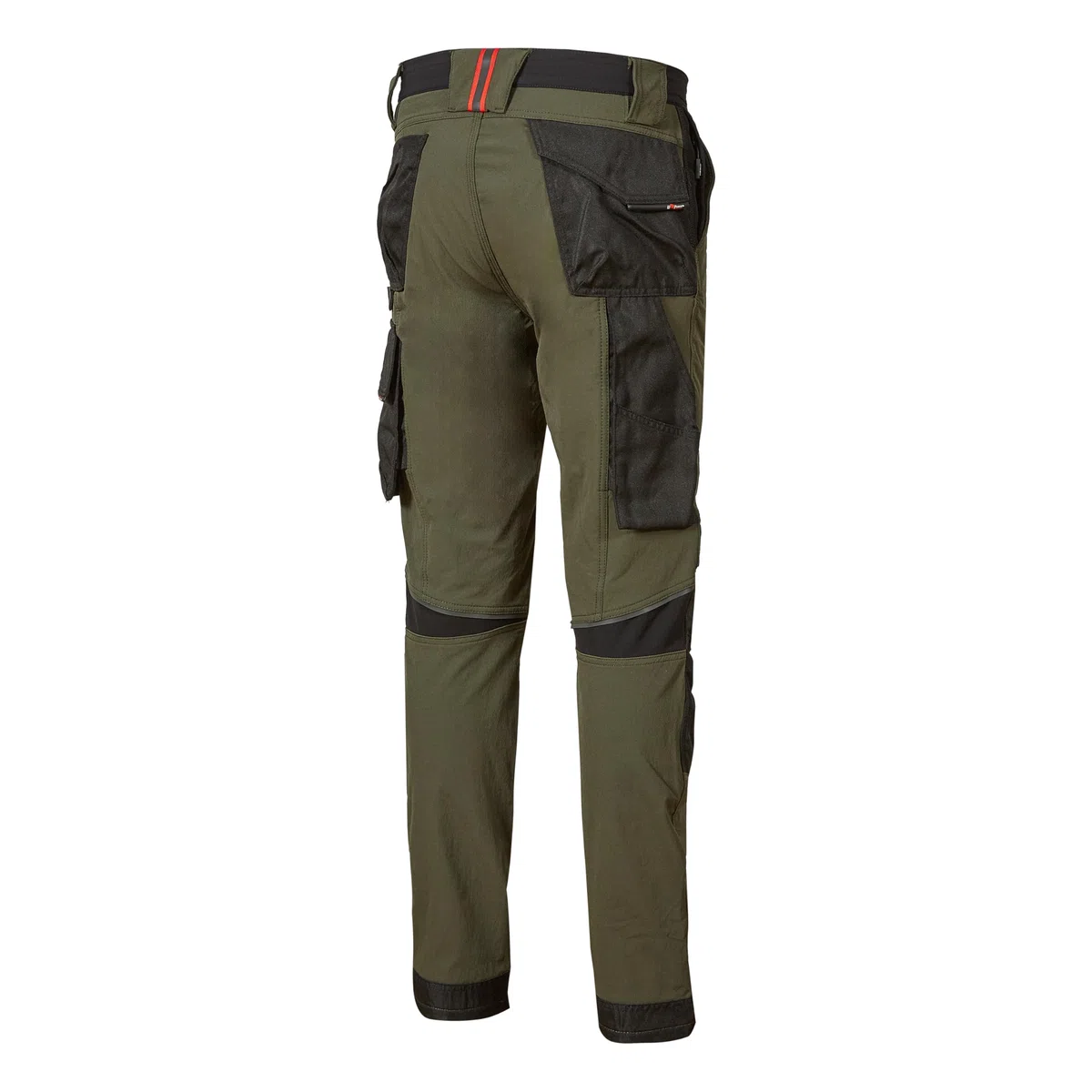 U-Power Don't Worry... BE Happy! Pantalone da Lavoro Idrorepellenti Atom Dark Green Pantaloni da Lavoro Uomo