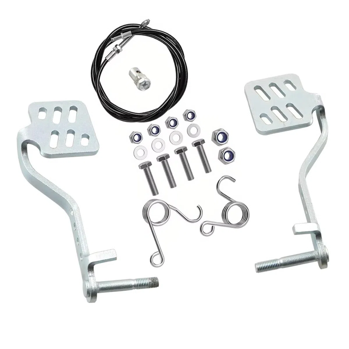 Poggiapiedi Per Moto Pedali Go Kart Pedale Freno Cavo Acceleratore A Molla Per Predator 212cc 6.5hp Per Road Rocket Per Azusa Fun Per Radio Flyer Pedale Del Motociclo