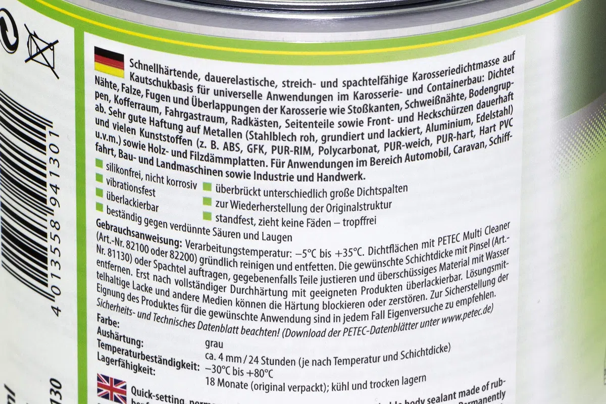 Petec 94130 - Sigillante per carrozzeria, 2 confezioni da 1000 ml