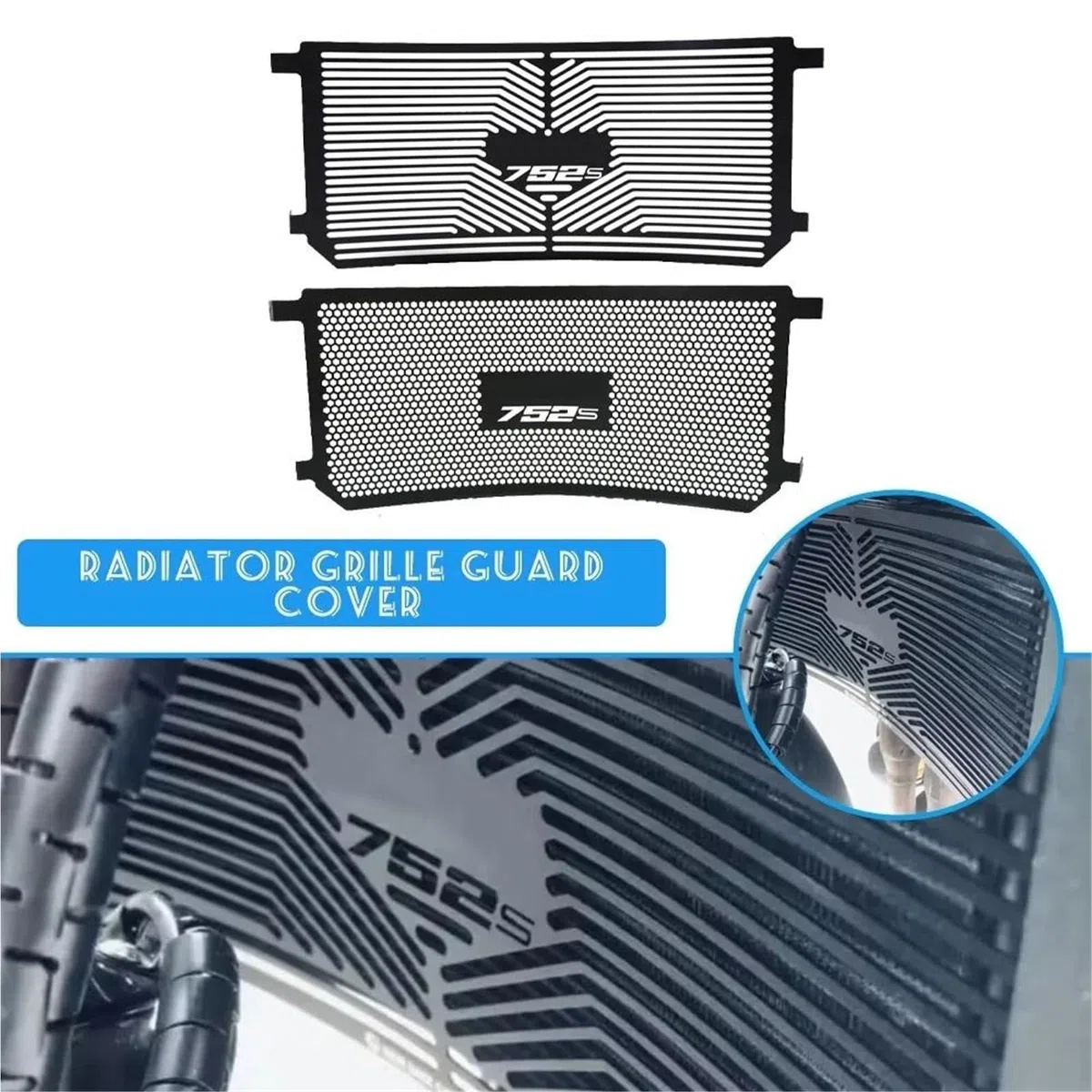 Moto Griglia Della Protezione Copri Radiatore Accessori Moto Griglia Del Radiatore Copertura Della Protezione Di Protezione Moto Per BENELLI Per 752s 2018 2019 2020 2021 2022 2023(3)