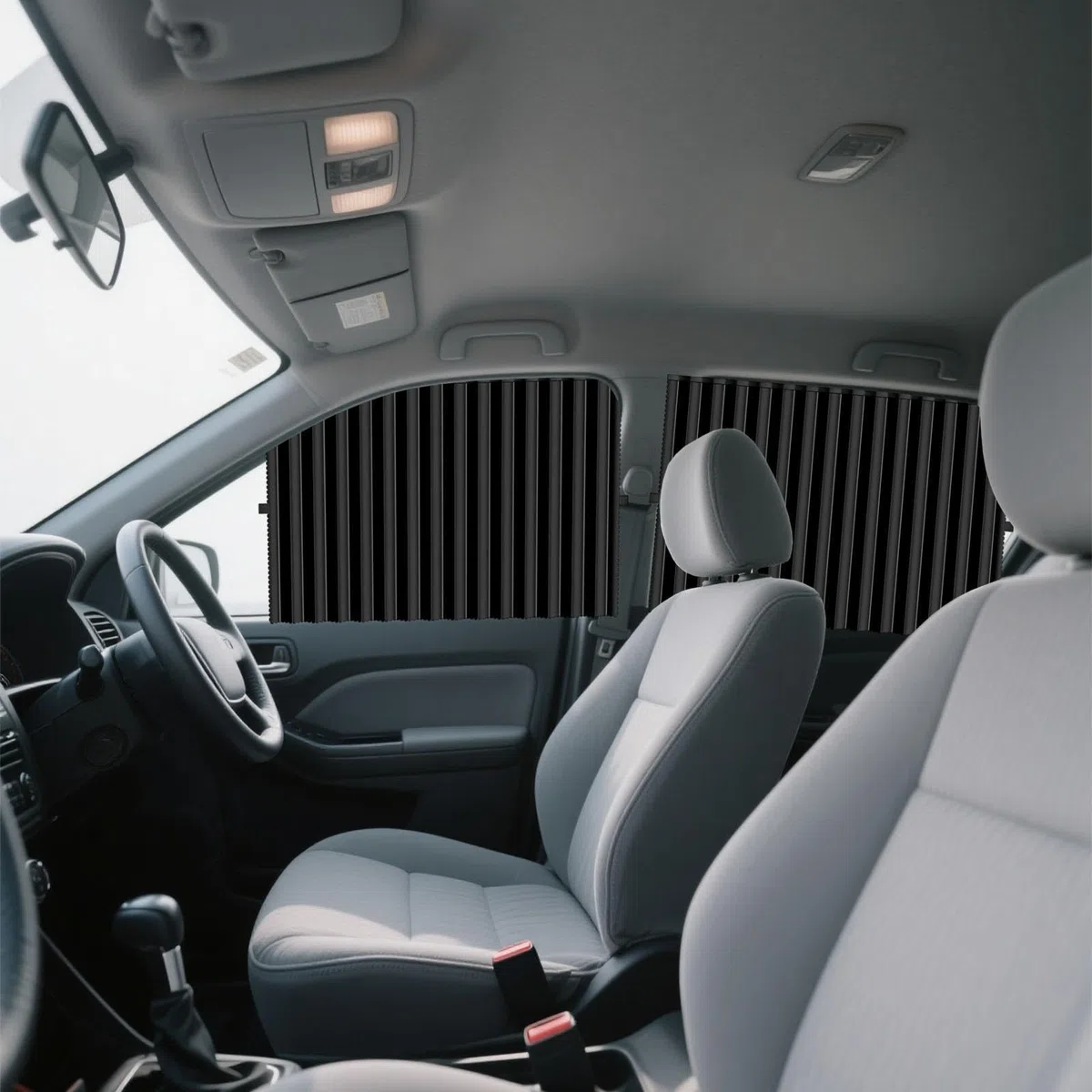 Tende per Auto Kit Tende Universali A Scorrimento Magnetico Fluido | Tende Privacy per Finestrini Auto per Viaggi, Campeggio, Pause, Vacanze, Festività, Spostamenti